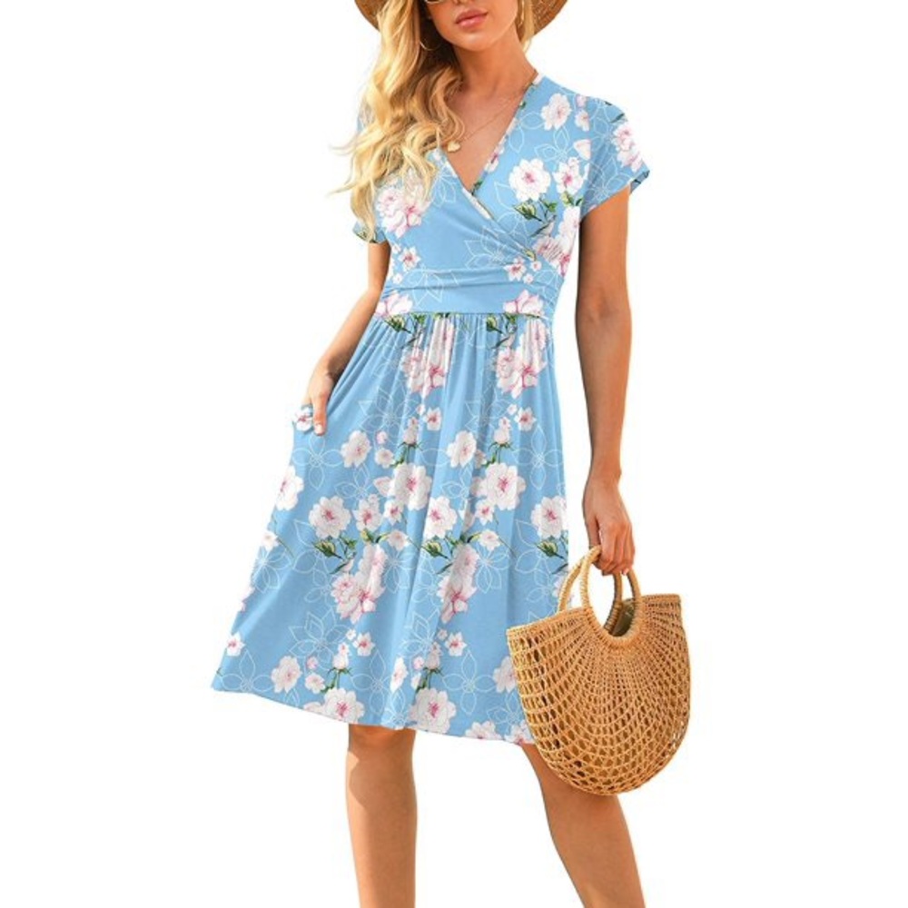Short Sleeve Mini Dress for sale. Only wore it once to a wedding.